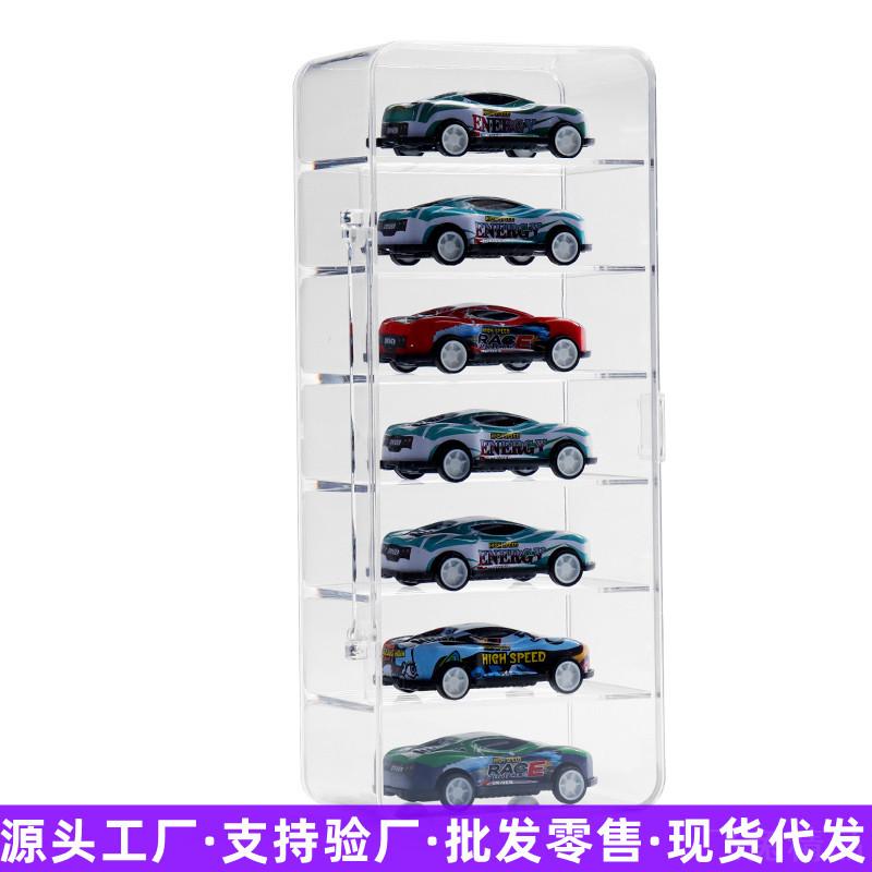 现货桌面小汽车模型收纳盒卡风