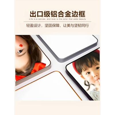 洗照片做成相框摆台定制打印宝宝相片水晶摆台制作婚纱照相册摆
