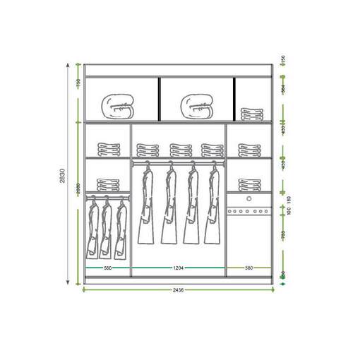 厂家供应组合实木大衣柜整体组装卧室现代简约移门衣橱定制家具