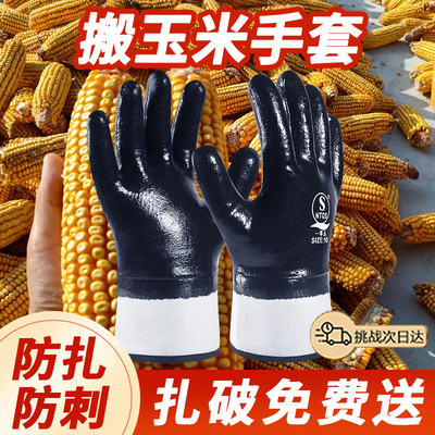 掰玉米专用手套女士干活专用