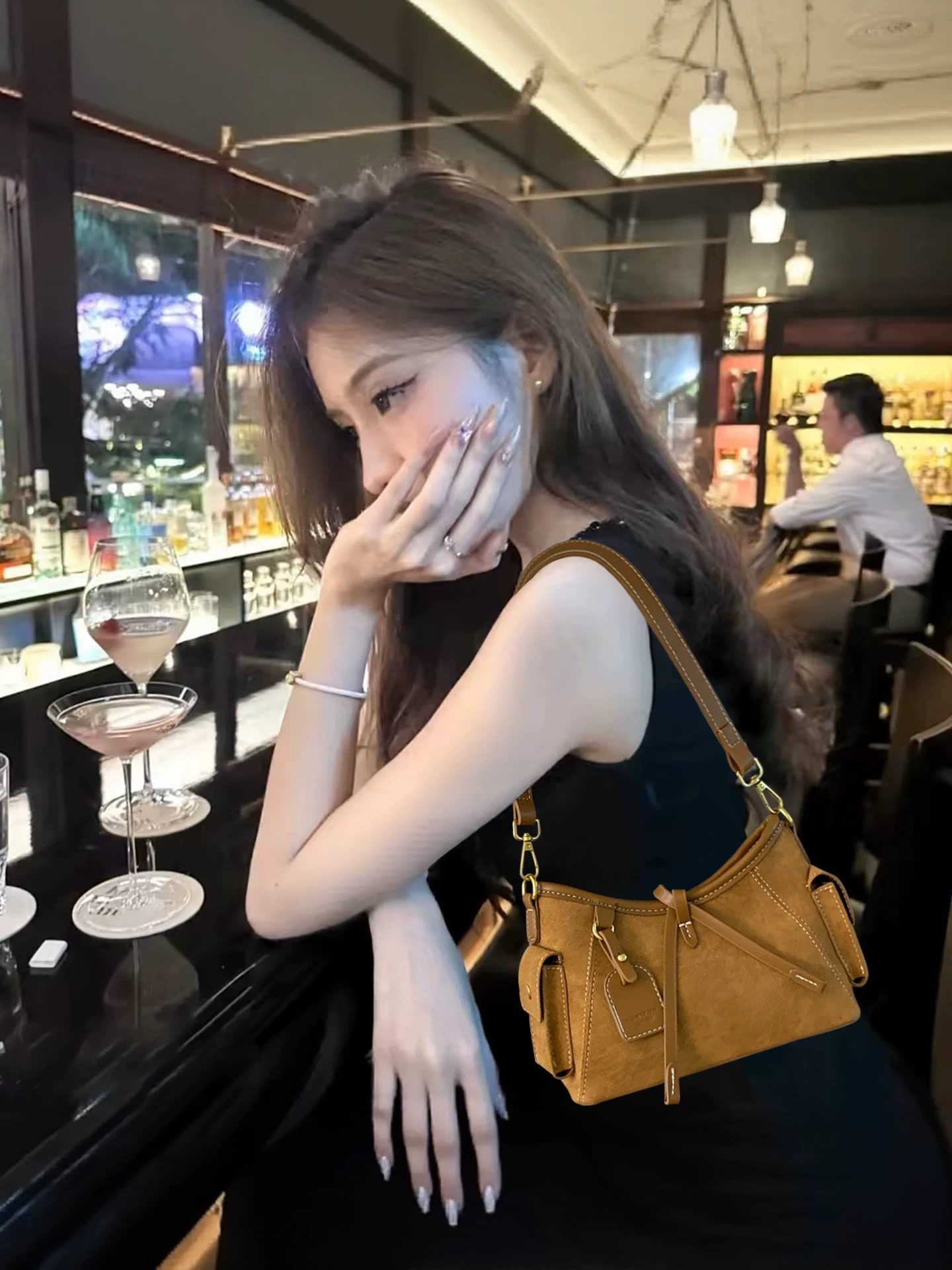 梵花女包2025秋冬新款时尚洋气百搭女士气质通勤大容量单肩斜挎包