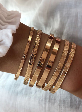 European and American jewelry couple temperament bracelet潮