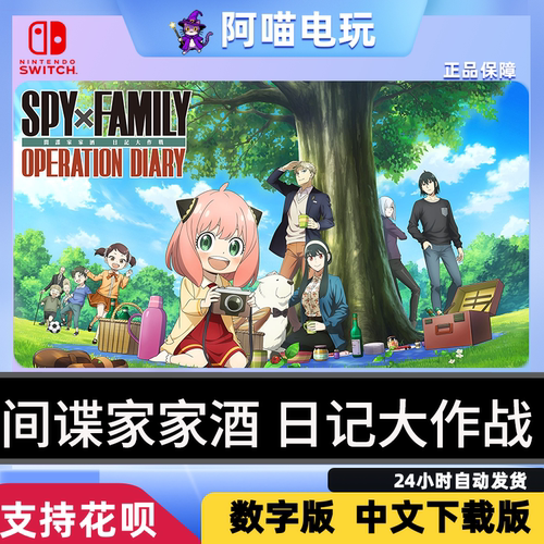 NS1/2 任天堂 switch 间谍家家酒 日记大作战 数字版 下载码