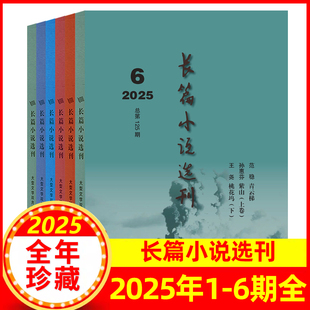 长篇小说选刊杂志2025年1-6期 双月刊 长篇小说现代原创文学文摘