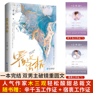 破镜重圆代表作 满分装 双男主现代都市小说实体书 茶艺 人气作家木三观 隐藏富二代 高智商低情商 贫穷 覆水满杯 金融大佬×