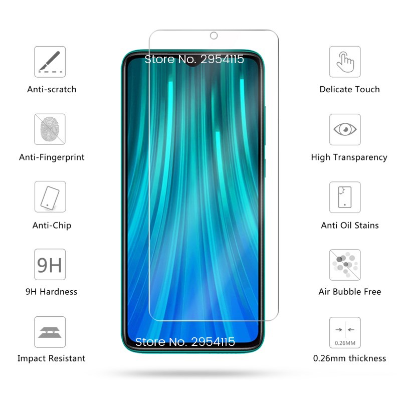for xiaomi mi 10t pro poco m3 x3 glass 3Pcs protective glas