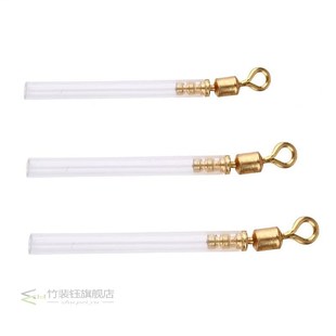 *50pcs/Lot New Copper Fishing Swivel Head With Tube Rotatary