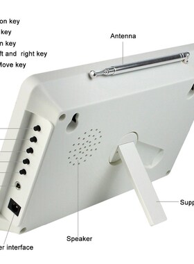 Four-digit Display Receiver Host Voice Reporting Broadcast f