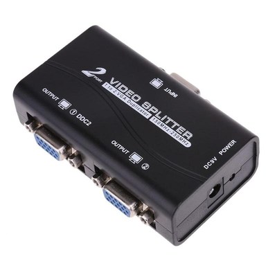 VKTECH VGA Splitter 1pc 1 to 2 250MHz HD VGA UHD Signal Spl