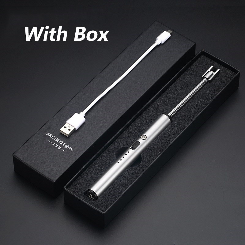 Creative Bendable Arc Lighter for Outdoor BBQ Windproof Flam