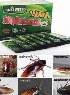 10pcs cockroach killer green leaves qing baits kill german r