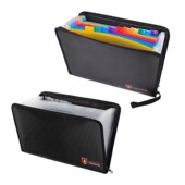 Fireproof Zipper Document Waterproof Bag Portable File Mone