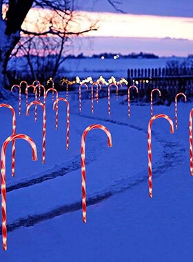 CanDy ChriStmaS ree DeCoration LightS CanDy Cane SoLar Ligh