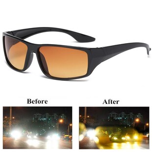 1pcs Car Night Sight Driving Glasses Fashion Anti-UV Sunglas