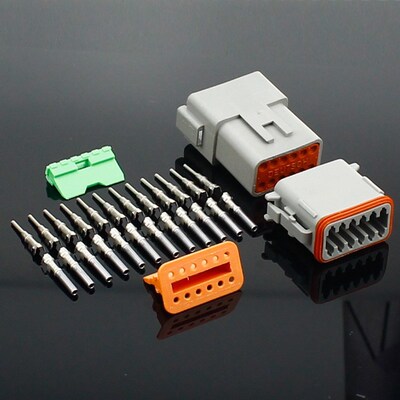 1 SeT DT conecTor DT06-2S/DT04-2P 2P 3P 4P 6P 8P 12P waTerPr
