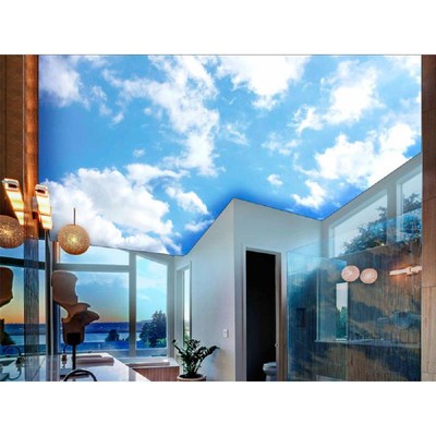 fireproof and waterproof cold fitting Stretch Ceiling decora