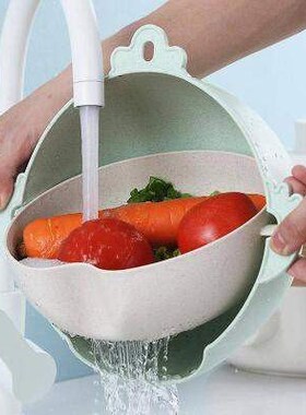 Wash vegetable divine implement can rotate cut a body to