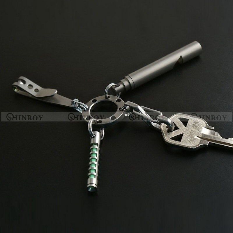 suspension clip stainless steel ufo buckle set keychains min