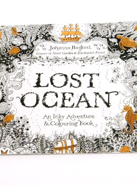 Lost Ocean Drawing Coloring Book Graffiti Books Adult Painti