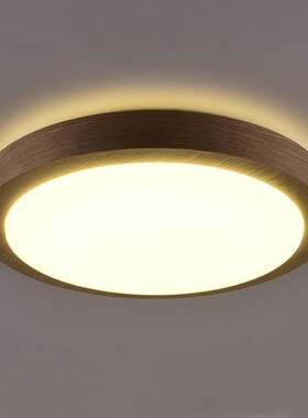 Modern LED Wood Ceiling Lights In Round Shape lamparas de te