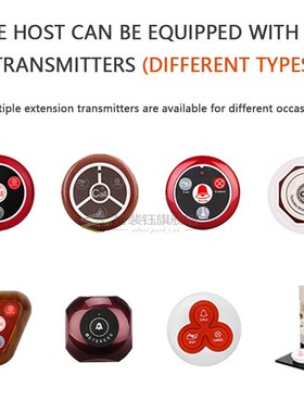 Call Customer Service Restaurant Pager Counter Screen Host