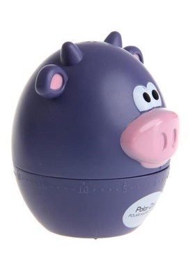 Bear Cow Timer Mechanical Wind Up 60 Minutes Kitchen Gadget