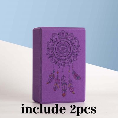 Amyoga EVA yoga block foam brick black Stretching Aid Gym Pi