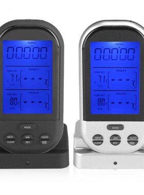 Wireless Dual Probe Digital Meat Oven Thermometer for Kitche