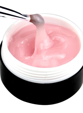 LED Builder Gel 15ml French Tips White Transparent Clear Pin