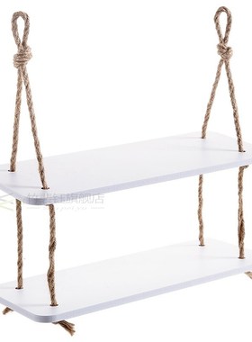 Double-layer hemp rope wall hanging partition wall layered d