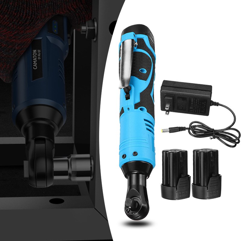 Cordless Electric Wrench 18V 60N.m 3/8 Inch 2 Battery Power