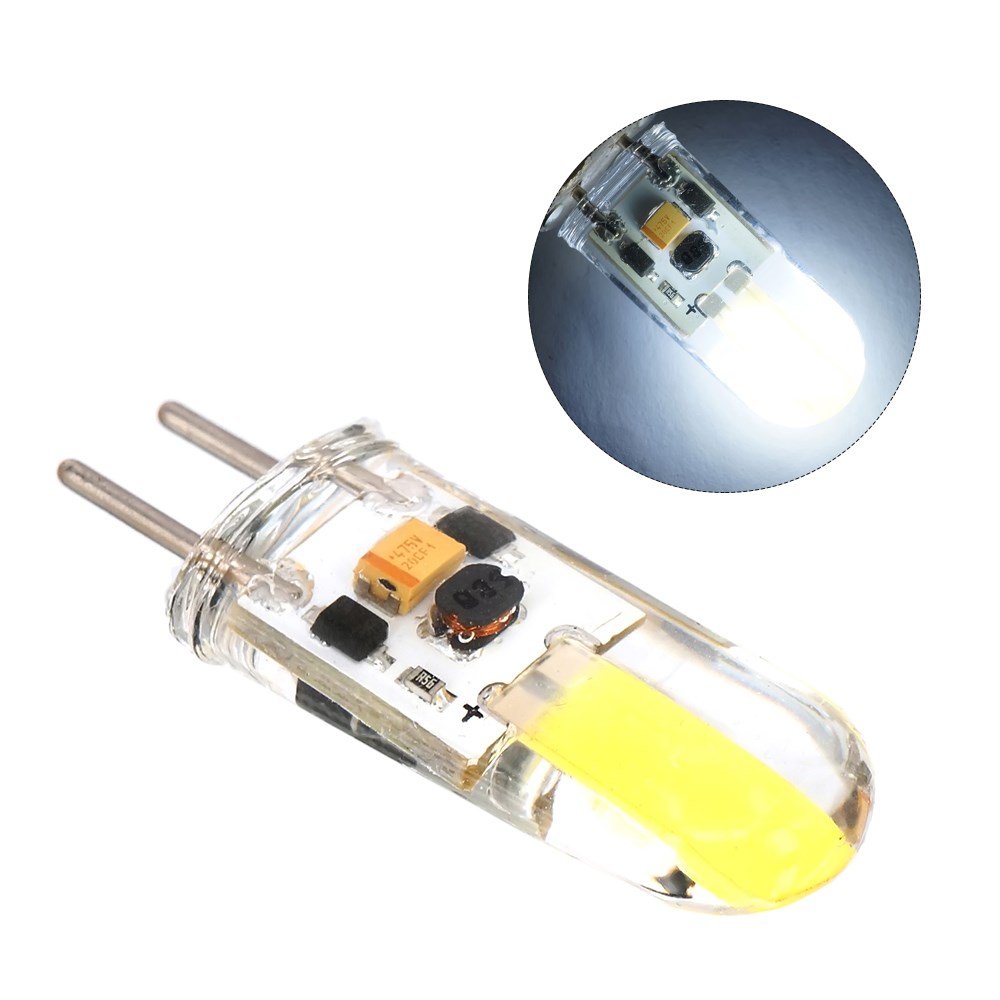 GY6.35 LED Bulb DC 12V 2W Silicone Lamp for Home Decor Dimma