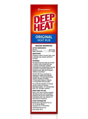 2PCS New Deep Heat Arthritic Pain Relief Muscular Aches Str