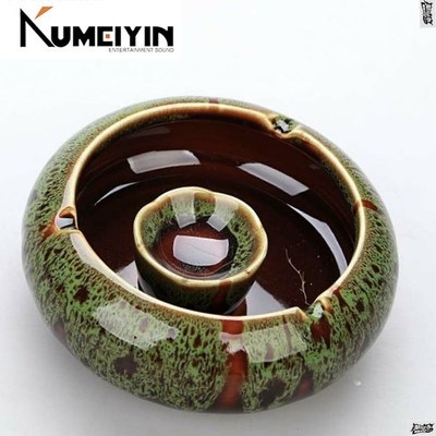 The ashtray with cover cryal ashtray creative fashion a