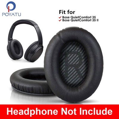 POYATU For BOSE QC35 Ear Pads Headphone Earpads For BOSE Qu