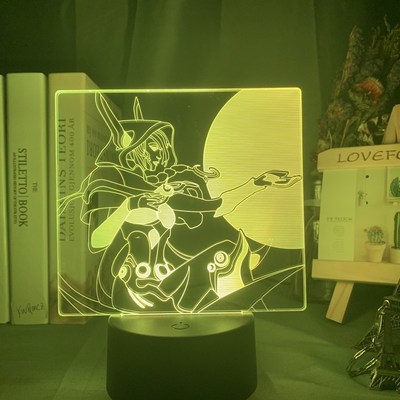 League of Legends Led Night Light Xayah Figure Colorful Nig