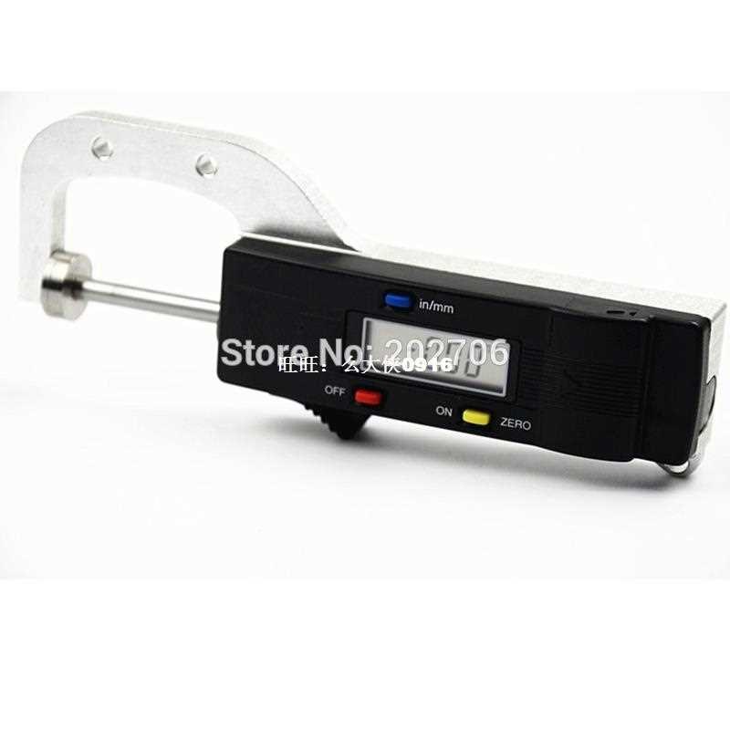 0-25mm Quick Mini Digital Thickness Gauge thickness tester m