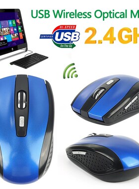 USB Wireless mouse 1600DPI Adjustable USB 3.0 Receiver Optic
