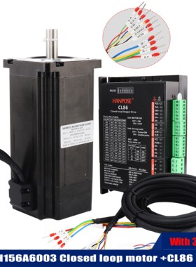 NEMA34 Step servo motor 86EH156A6003 6.0A 12N.m 156MM Close