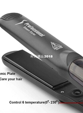 Steam Hair Straightener iron Argan Oil Steam Hair Straighten