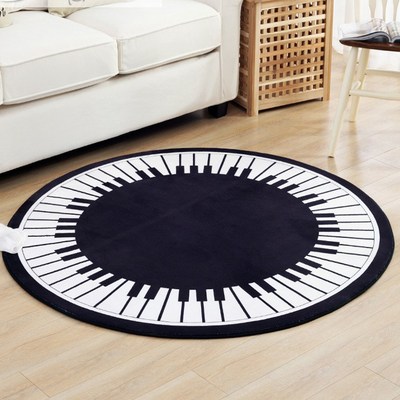 European Geometric Baby Round Carpet  Living Room Children B