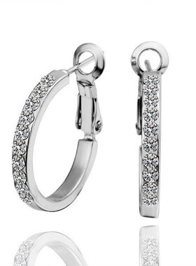 E388 WholesaleNickle Free Antiallergic18K Gold PlatedEarring