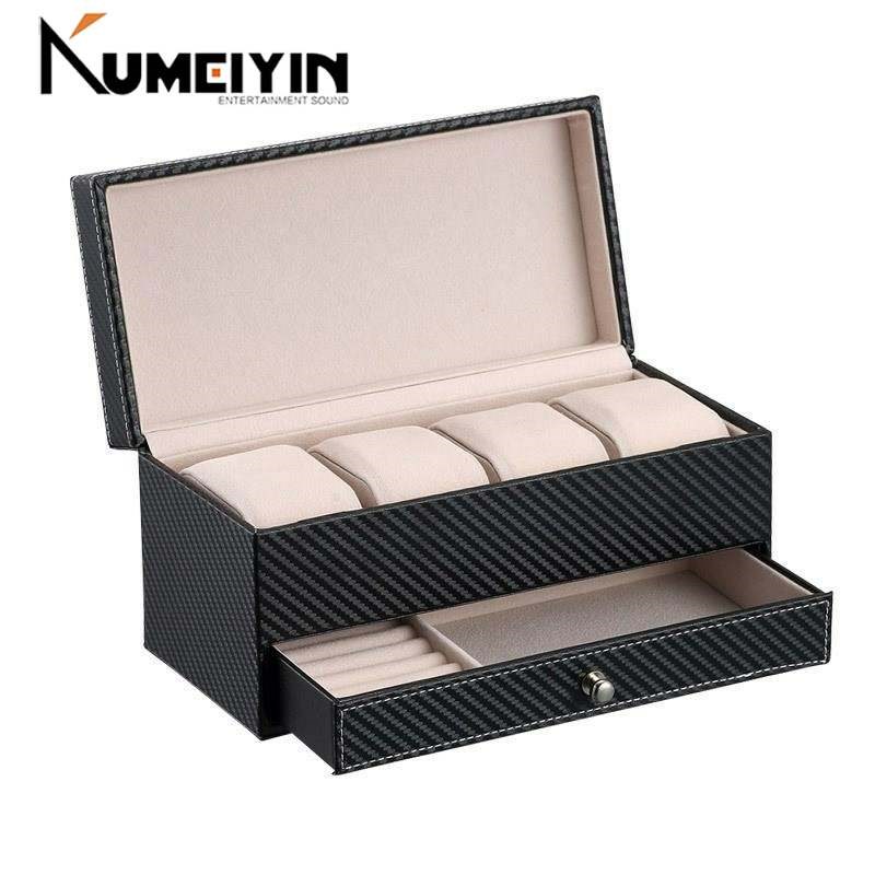 leather watches receive box men's business drawer man watch