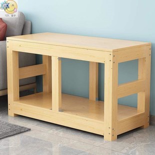 Fish tank bottom cabinet wood base aquarium rack desk stand