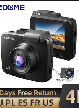 Updated AZDOME GS63H Dash Cam 4K Built in WiFi GPS Car Dash