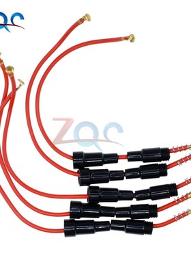 5PCS Home Protection Inline Fuse Holder Copper Wire Componen