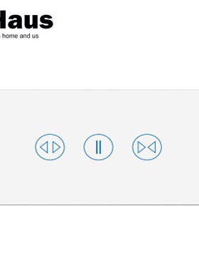 A/S Standard glass touch panel electric curtain switch and r