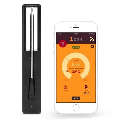 Wireless Smart Meat BBQ Thermometer Bluetooth For Oven Grill