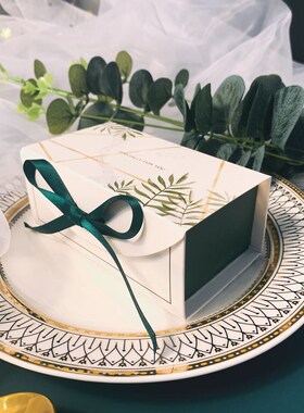 European style Simple Book Shape Gift Box Creative Kraft