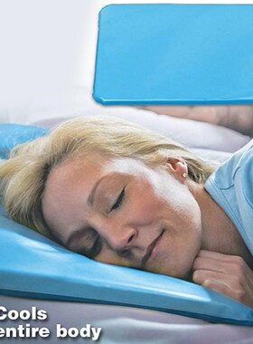 Comfort Pillow Cooling-Gel Travel Ice-Sleep Natural Chilled